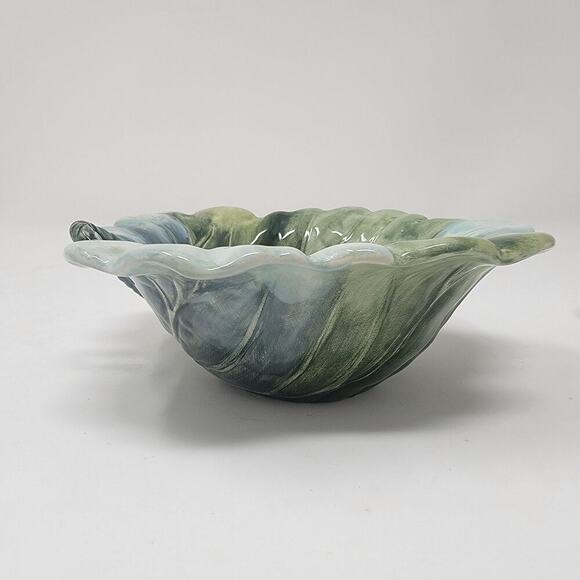 Fitz And Floyd Matching Leaf Plate & Bowl Wall Decor Home Decor Set of 2 - Picture 10 of 16